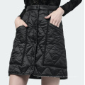 Sexy Winter padded mini skirt Recycled polyester quilted thermo skirt for women Fashion warm A line skirt for cold weather